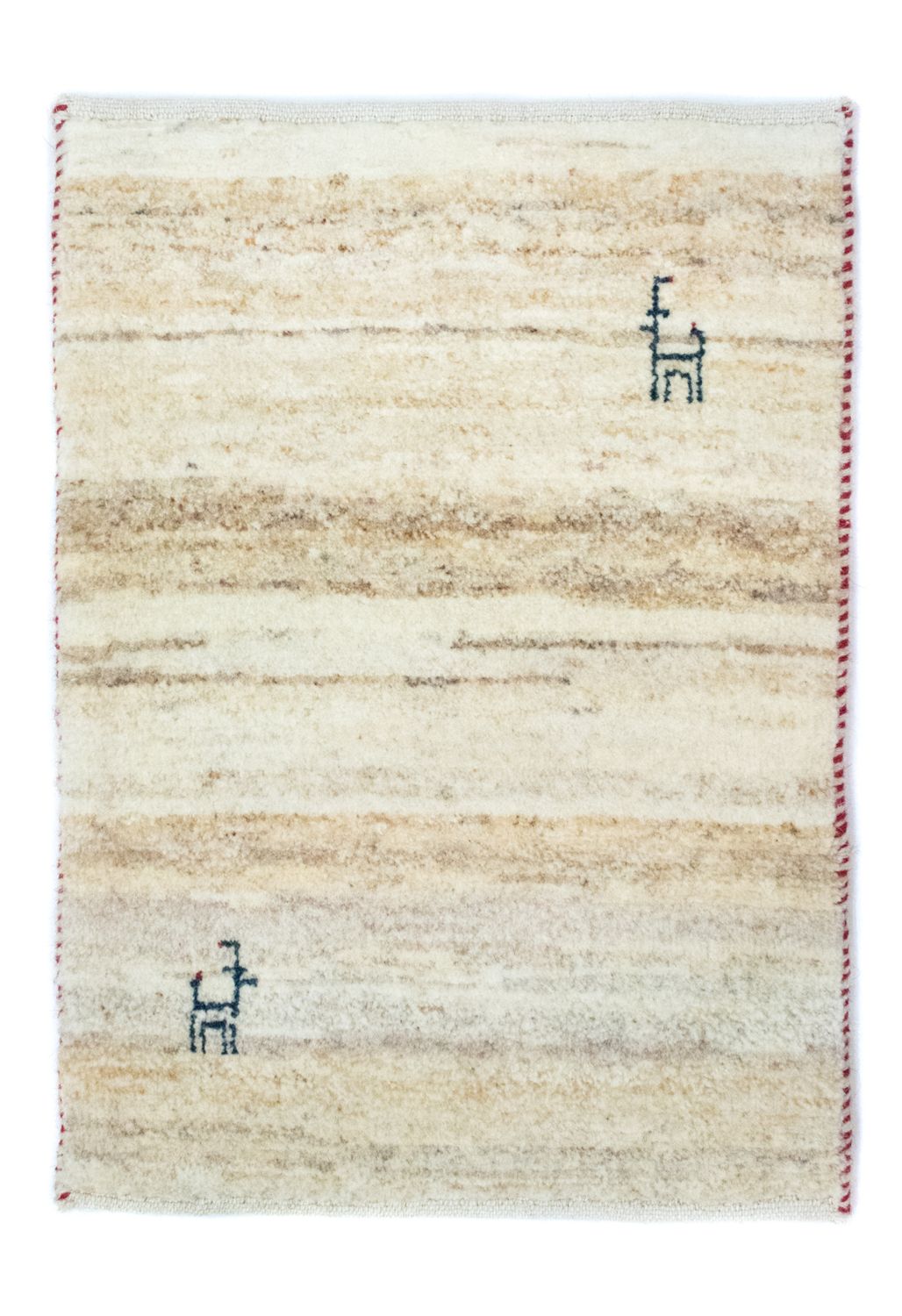Gabbeh tapijt - Perzisch - 60 x 40 cm - beige