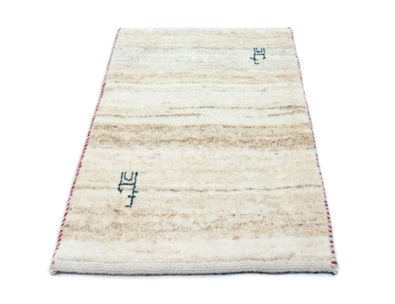 Gabbeh tapijt - Perzisch - 60 x 40 cm - beige