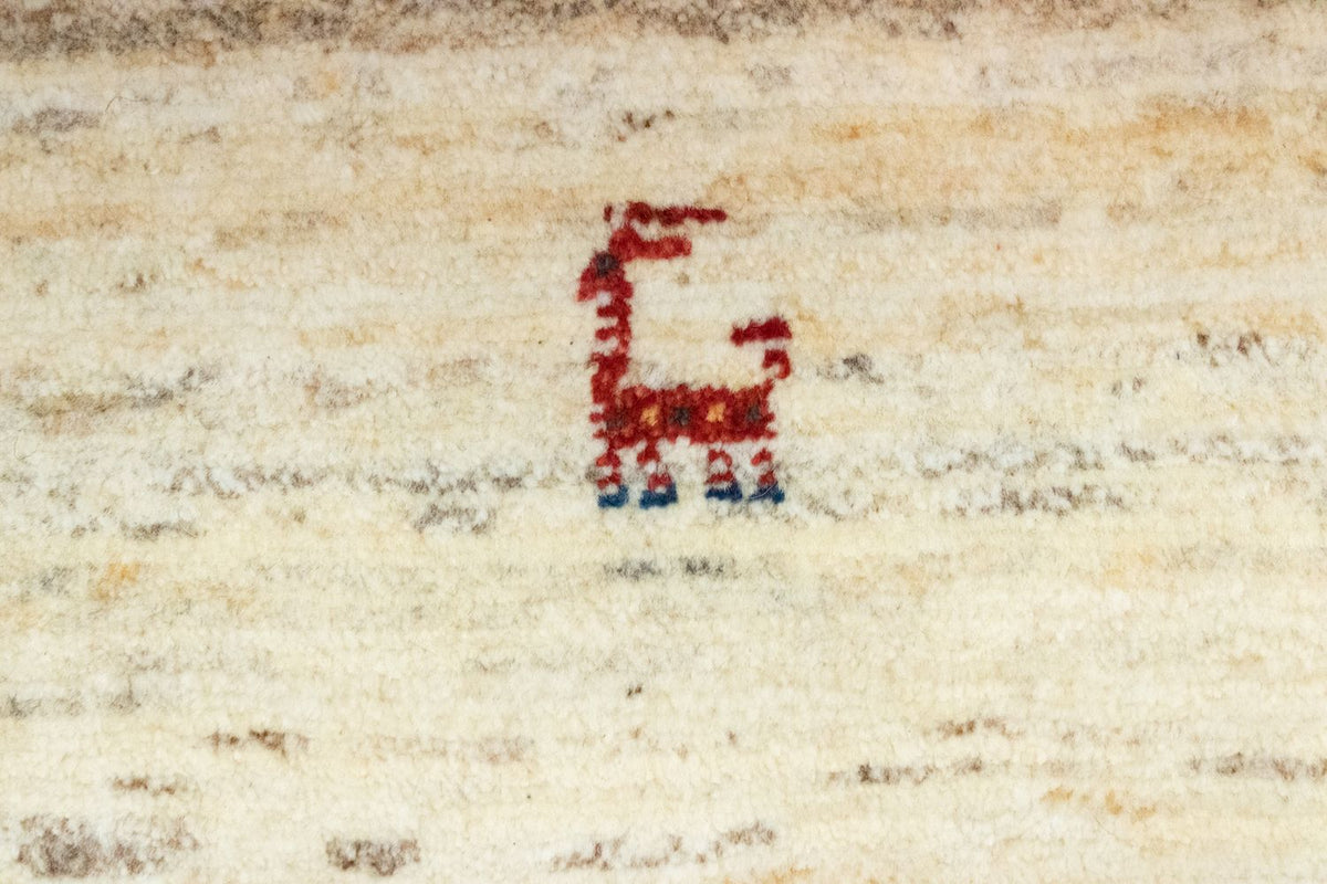 Gabbeh tapijt - Perzisch - 60 x 40 cm - beige