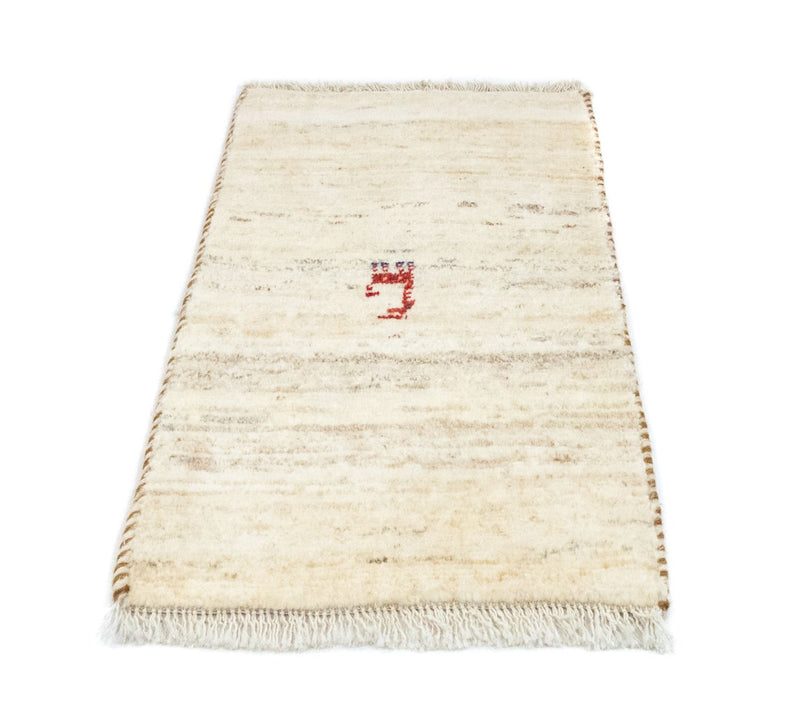 Gabbeh tapijt - Perzisch - 60 x 40 cm - beige