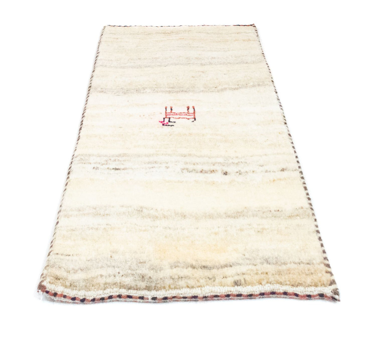Gabbeh tapijt - Perzisch - 60 x 40 cm - beige