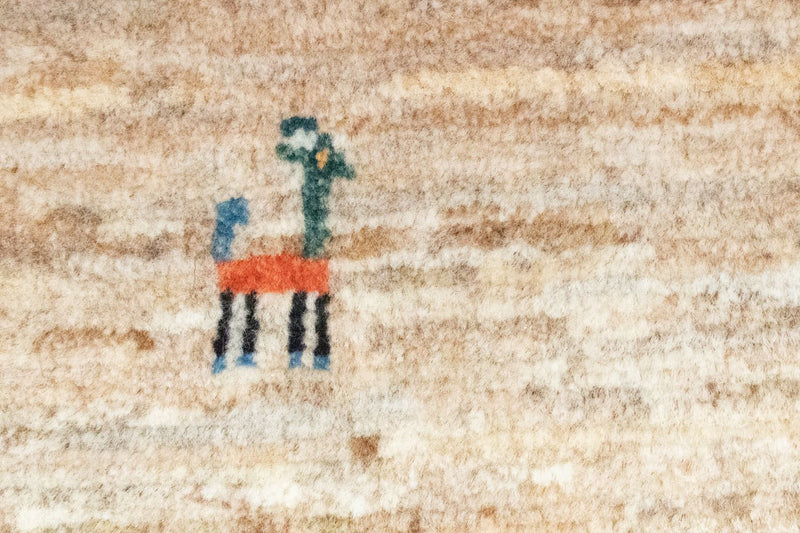 Gabbeh tapijt - Perzisch - 60 x 40 cm - bruin