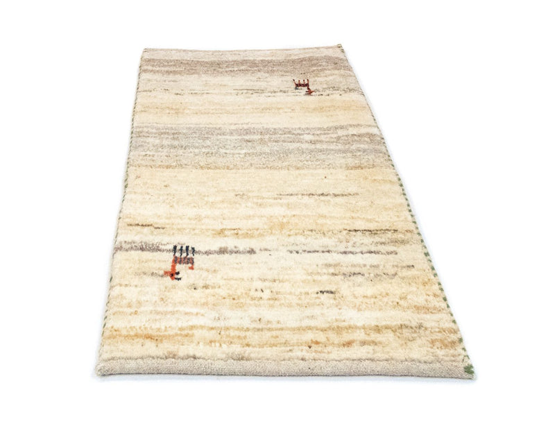 Gabbeh tapijt - Perzisch - 60 x 40 cm - beige