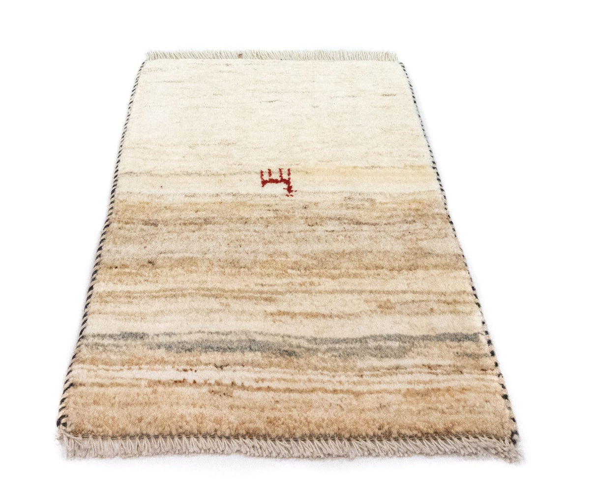 Gabbeh tapijt - Perzisch - 60 x 40 cm - beige