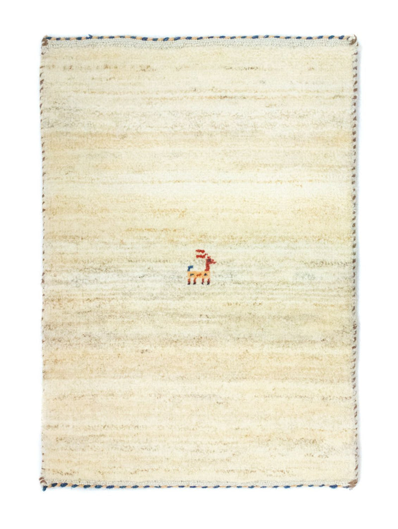 Gabbeh tapijt - Perzisch - 60 x 40 cm - beige