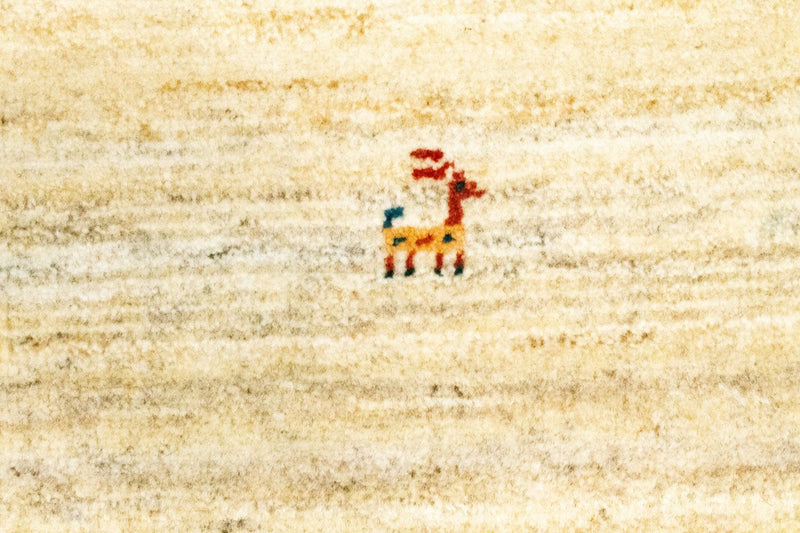 Gabbeh tapijt - Perzisch - 60 x 40 cm - beige