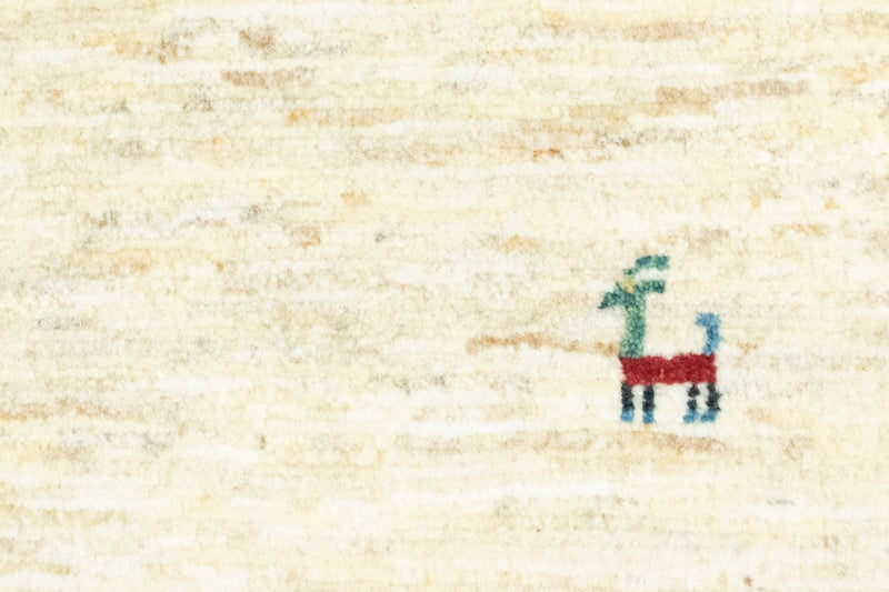 Gabbeh tapijt - Perzisch - 60 x 40 cm - beige