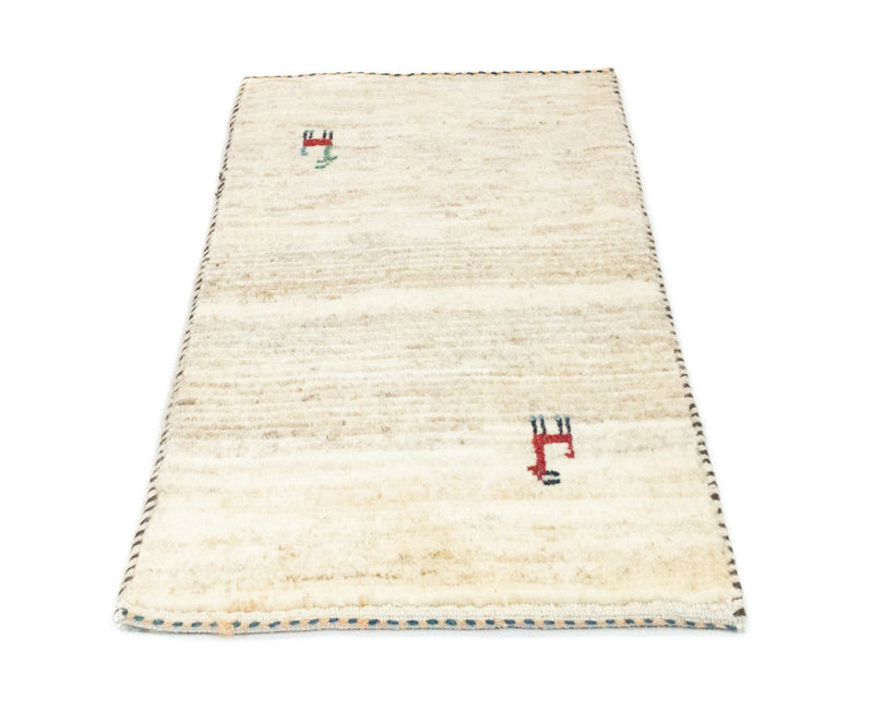 Gabbeh tapijt - Perzisch - 60 x 40 cm - beige