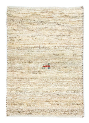 Gabbeh tapijt - Perzisch - 60 x 40 cm - beige