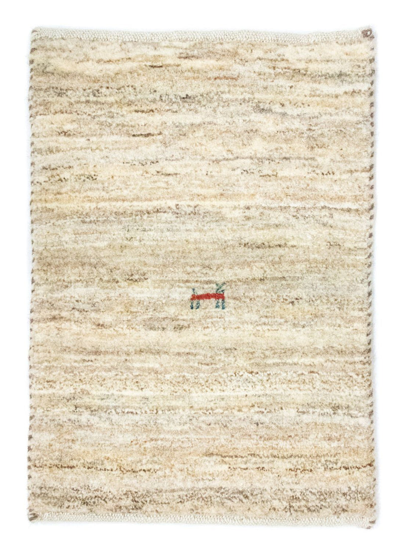 Gabbeh tapijt - Perzisch - 60 x 40 cm - beige