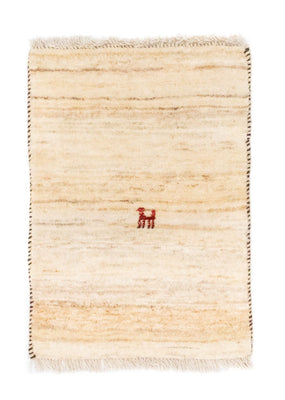 Gabbeh tapijt - Perzisch - 60 x 40 cm - beige