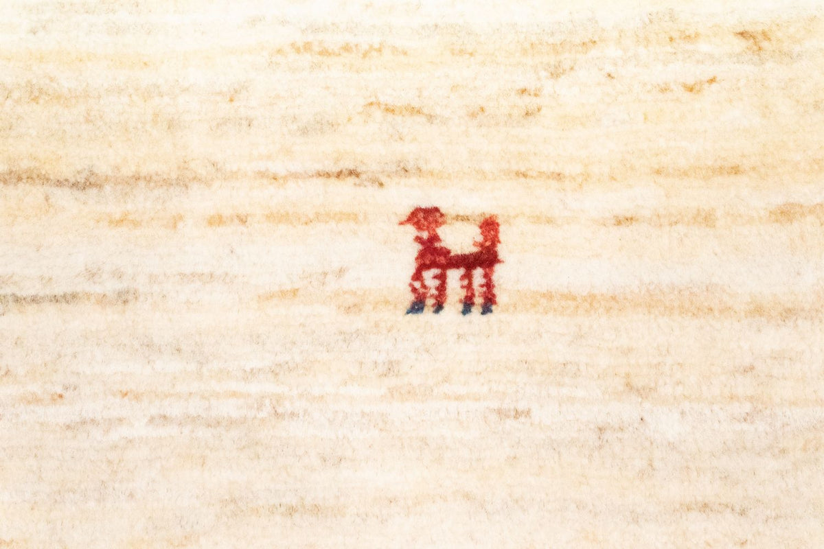 Gabbeh tapijt - Perzisch - 60 x 40 cm - beige