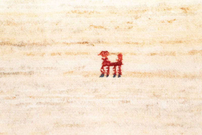 Gabbeh tapijt - Perzisch - 60 x 40 cm - beige