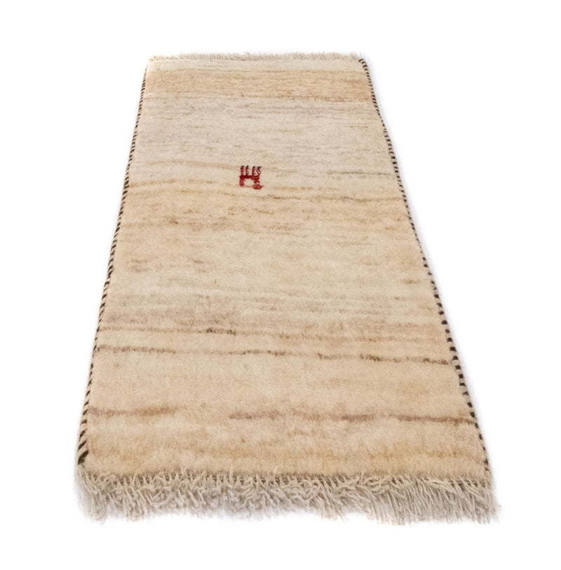 Gabbeh tapijt - Perzisch - 60 x 40 cm - beige
