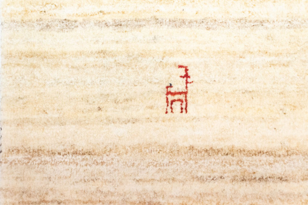 Gabbeh tapijt - Perzisch - 60 x 40 cm - beige