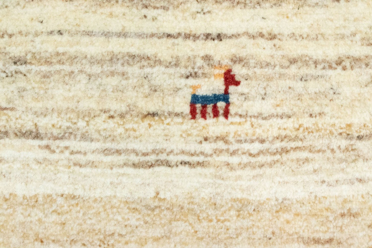 Gabbeh tapijt - Perzisch - 60 x 40 cm - beige