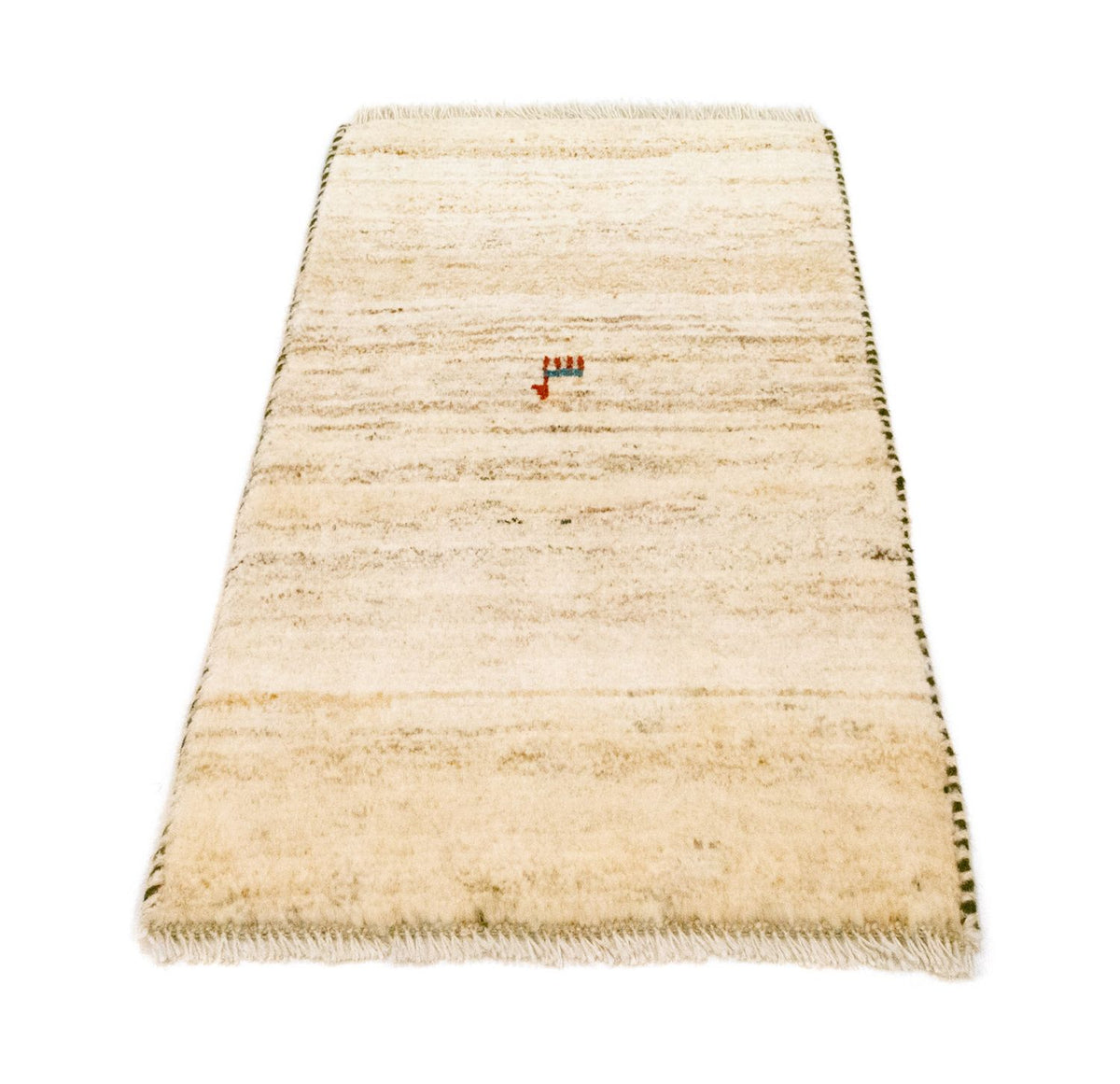 Gabbeh tapijt - Perzisch - 60 x 40 cm - beige