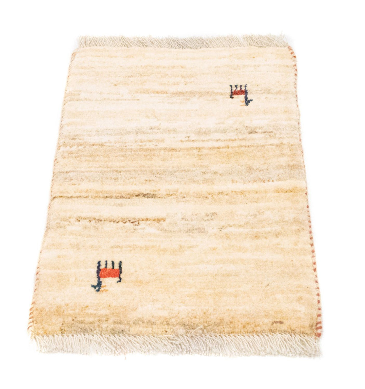 Gabbeh tapijt - Perzisch - 60 x 40 cm - beige
