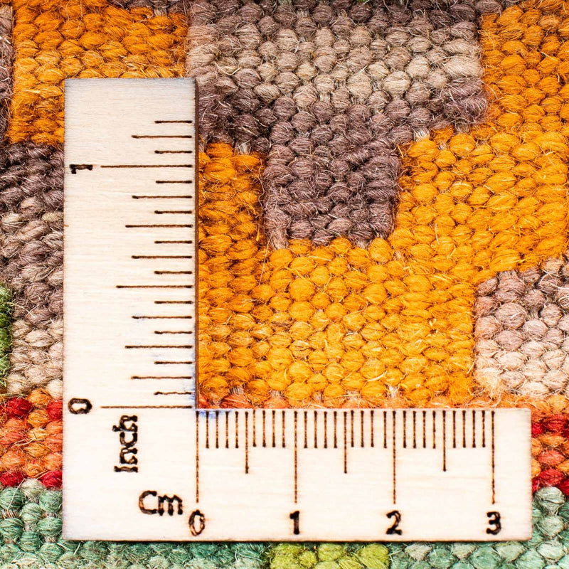 Kelim tapijt - Splash - 205 x 155 cm - groen