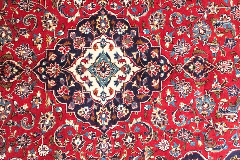 Perzisch tapijt - Keshan - 251 x 146 cm - rood