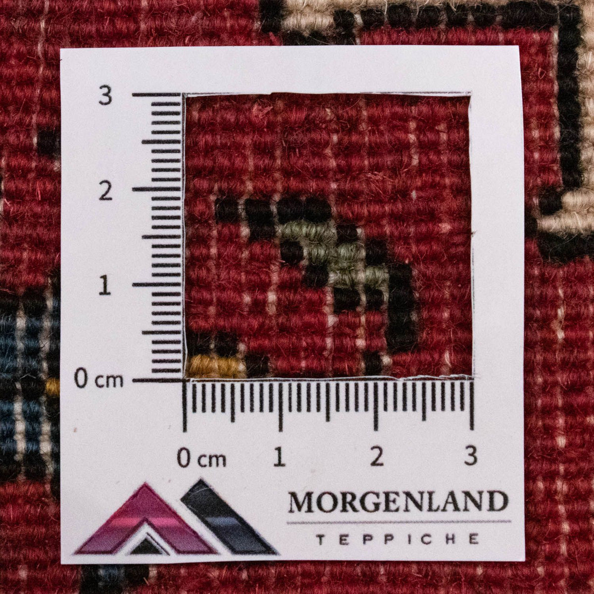 Perzisch Tapijt - Nomadisch vierkant  - 54 x 40 cm - rood