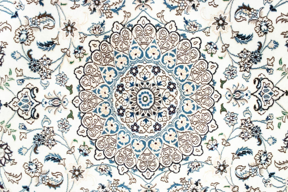 Perzisch tapijt - Nain - Koninklijk - 245 x 155 cm - natuurlijk wit