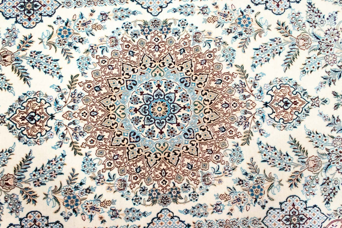 Perzisch tapijt - Nain - Premium - 234 x 145 cm - natuurlijk wit