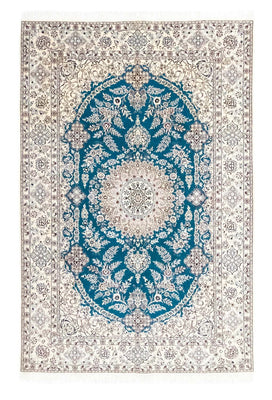 Perzisch tapijt - Nain - Premium - 230 x 153 cm - turkoois
