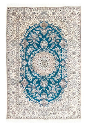 Perzisch tapijt - Nain - Premium - 230 x 153 cm - turkoois