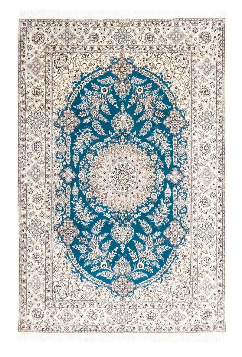 Perzisch tapijt - Nain - Premium - 230 x 153 cm - turkoois