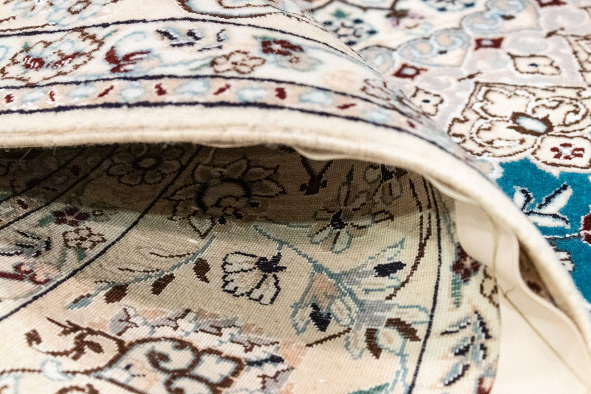 Perzisch tapijt - Nain - Premium - 230 x 153 cm - turkoois