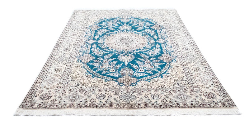 Perzisch tapijt - Nain - Premium - 230 x 153 cm - turkoois