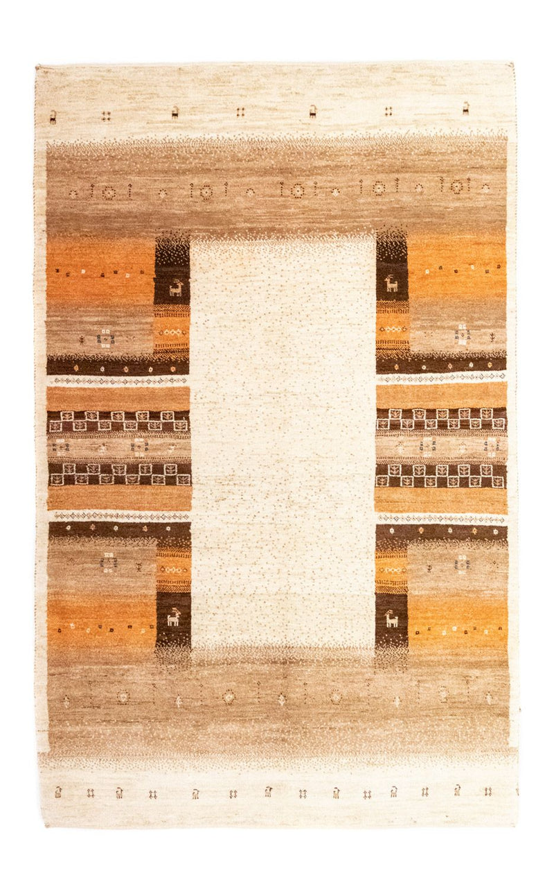 Gabbeh Tapijt - Loribaft Perzisch - 257 x 160 cm - beige
