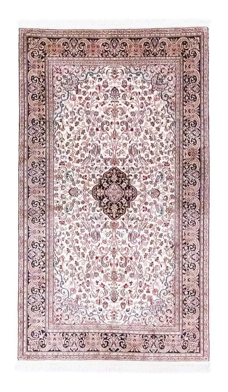 Zijden tapijt - Kashmir Silk - 161 x 93 cm - blauw