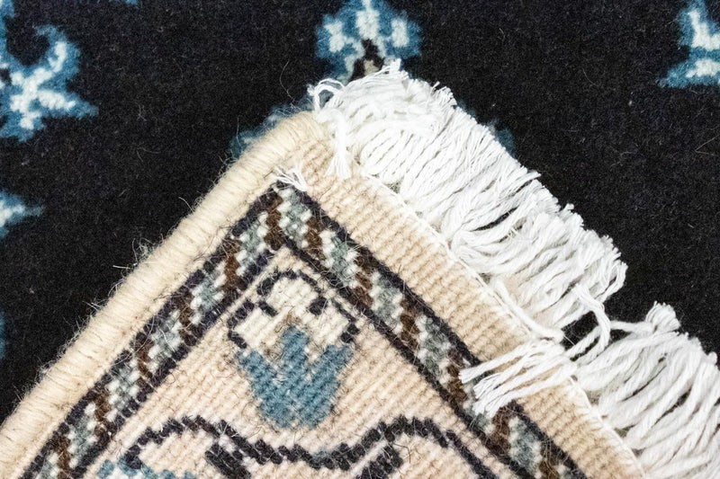 Perzisch tapijt - Nain - 60 x 40 cm - donkerblauw