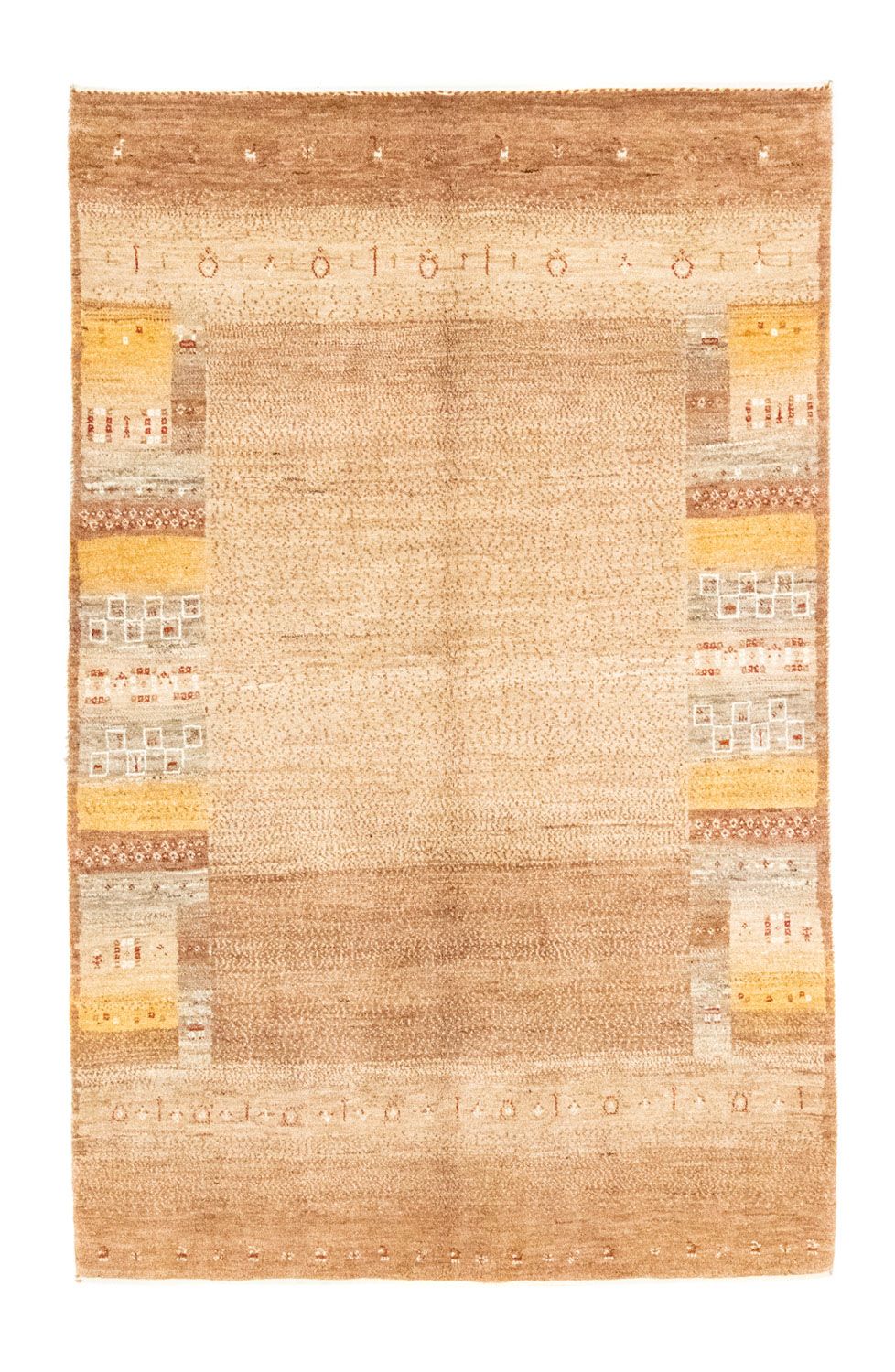 Gabbeh Tapijt - Loribaft Perzisch - 250 x 159 cm - bruin