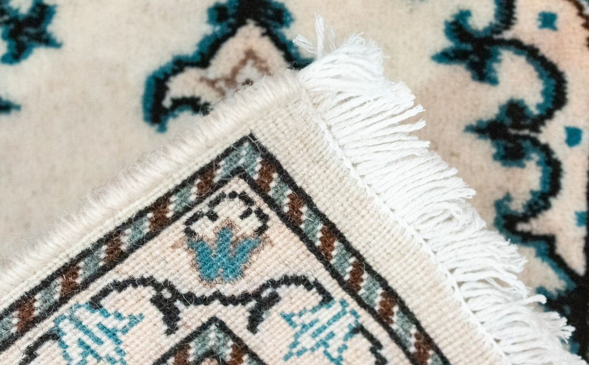 Perzisch tapijt - Nain - 60 x 40 cm - natuurlijk wit