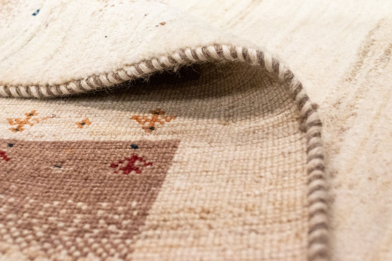 Gabbeh Tapijt - Loribaft Perzisch - 258 x 154 cm - beige