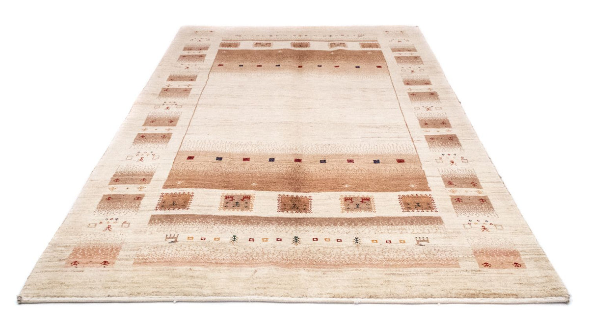 Gabbeh Tapijt - Loribaft Perzisch - 258 x 154 cm - beige