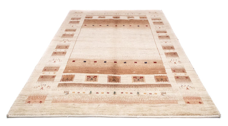Gabbeh Tapijt - Loribaft Perzisch - 258 x 154 cm - beige