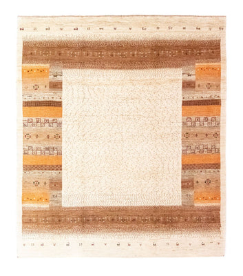 Gabbeh Tapijt - Loribaft Perzisch - 237 x 200 cm - beige