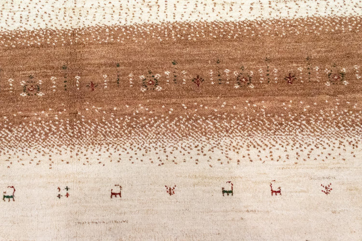 Gabbeh Tapijt - Loribaft Perzisch - 237 x 200 cm - beige