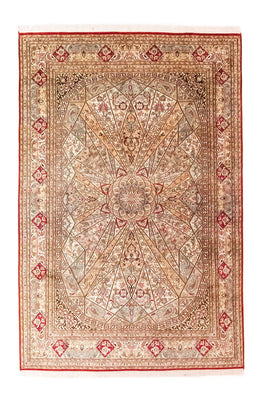 Zijden tapijt - Kashmir Silk - 250 x 167 cm - rood