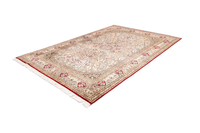 Zijden tapijt - Kashmir Silk - 250 x 167 cm - rood