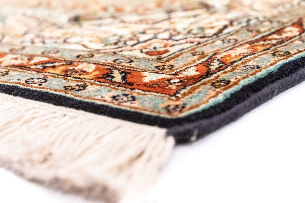 Zijden tapijt - Kashmir Silk - 229 x 152 cm - beige