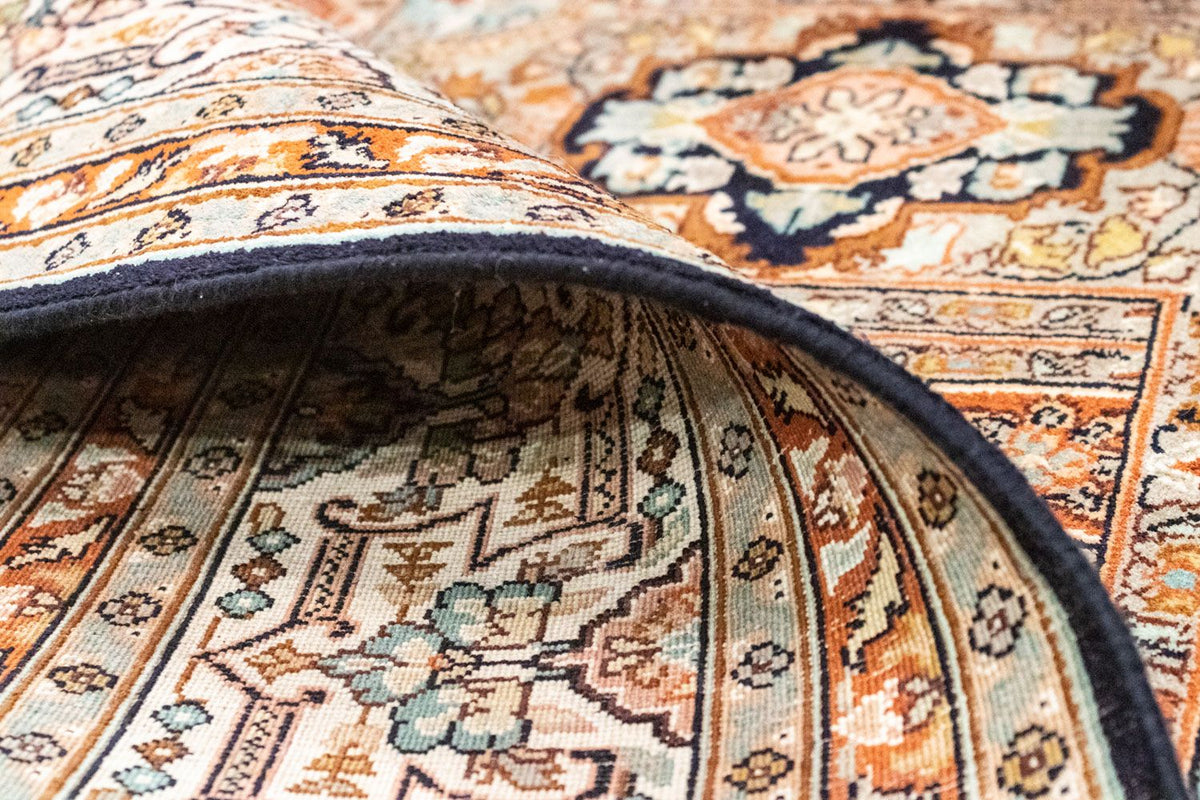 Zijden tapijt - Kashmir Silk - 229 x 152 cm - beige