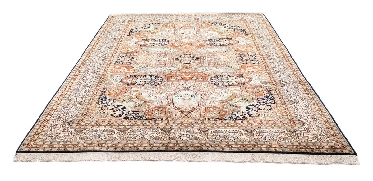 Zijden tapijt - Kashmir Silk - 229 x 152 cm - beige