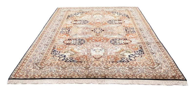 Zijden tapijt - Kashmir Silk - 229 x 152 cm - beige