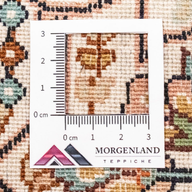 Zijden tapijt - Kashmir Silk - 229 x 152 cm - beige