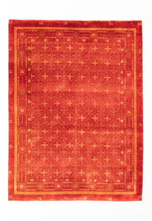 Gabbeh Tapijt - Loribaft Perzisch - 235 x 174 cm - rood